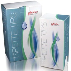 Globe Scientific Filter Pipette Tip 0.1 to 10 &micro;L Graduated Sterile