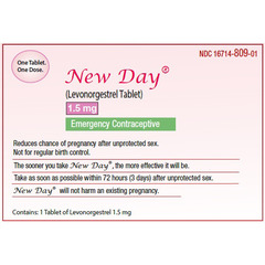 NorthStar Rx Birth Control Pill New Day 1.5 mg Strength