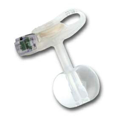 MON728055EA - Applied Medical Technologies - Balloon Button Gastrostomy Feeding Device AMT Mini Classic 12 Fr. 1.0 cm Silicone Sterile