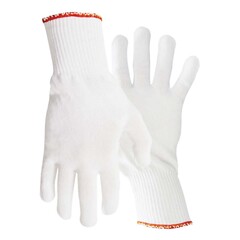 Whole Story Meals Cut Resistant Glove Liner Scepter Full-Finger Polyester / Stainless Steel White Medium
