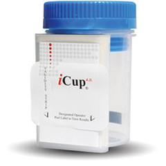 MON682952EA - Alere - Drugs of Abuse Test iCup® A.D. 10-Drug Panel with Adulterants AMP, BAR, BZO, COC, mAMP/MET, MTD, OPI, OXY, PPX, THC, (CR, OX, pH) Urine Sample CLIA Moderate Complexity 25 Tests