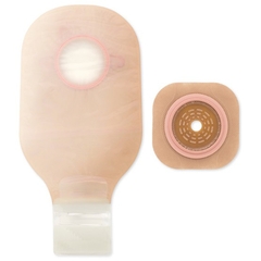 Hollister Ileostomy / Colostomy Pouch New Image™ Two-Piece System 12 Inch Length Flat, Trim to Fit Drainable, 5/BX