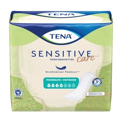 Essity TENA&reg; Sensitive Care Bladder Control Pad, Moderate, 11 Inch Length, Moderate Absorbency, Dry-Fast Core™, One Size Fits Most