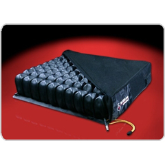 MON583521EA - Crown Therapeutics - ROHO® High Profile® 22 x 18 x 4 Neoprene Rubber Seat Cushion, Black