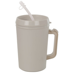 GMAX Drinking Mug 34 oz. Gray Plastic Reusable