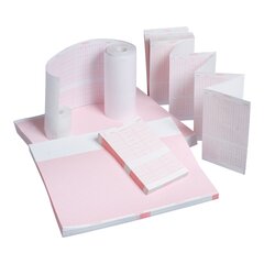 Vyaire Medical ECG / EEG Recording Paper GE Thermal 110 mm x 140 mm Fan-Fold Red Grid, 10PK/CS