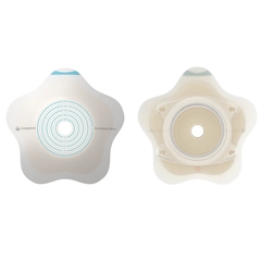 Coloplast Ostomy Barrier SenSura Mio Convex Flip Pre-Cut, Standard Wear Red Code 1-3/8 Inch Stoma, 5 EA/BX