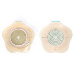 Coloplast Ostomy Barrier SenSura Mio Convex Flip Trim To Fit, Standard Wear Yellow Code 3/8 to 2-9/16 Inch, 5 EA/BX