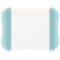 Coloplast Hydrocolloid Dressing Comfeel&reg; Plus Transparent 2 X 2-3/4 Inch Rectangle Sterile, 1/EA