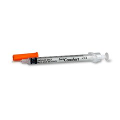 Allison Medical Standard Insulin Syringe with Needle Surecomfort&reg; 1 mL 5/16 Inch 29 Gauge NonSafety Regular Wall, 500/CS