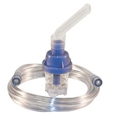 Roscoe Medical TruNeb Reusable Neb Kit Compressor Nebulizer System Small Volume Medication Cup Adult / Pediatric Mouthpiece Delivery