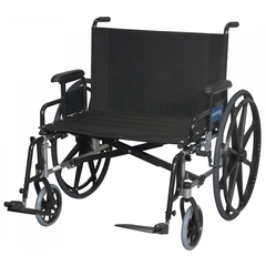 Gendron Bariatric Wheelchair Regency XL 2002 Full Length Arm Removable Arm Style Mag Wheel Black 28 Inch Seat Width 600 lbs. Weight Capacity, 1/ EA