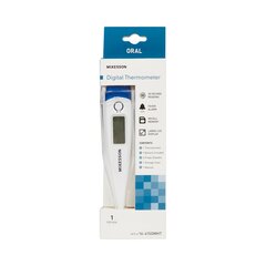 McKesson Digital Stick Thermometer Oral Probe Handheld, 1/EA