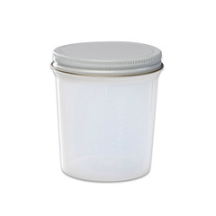 Cardinal Health Specimen Container Polypropylene 120 mL (4 oz.) Screw Cap Unprinted NonSterile, 20 EA/BG