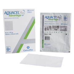 Convatec Silver Dressing Aquacel Ag Advantage 8 X 12 Inch Rectangle Sterile, 1/ EA