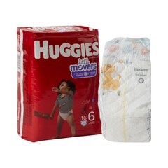 Kimberly Clark Professional Unisex Baby Diaper Huggies Little Movers Size 6 Disposable Moderate Absorbency, 64/CS