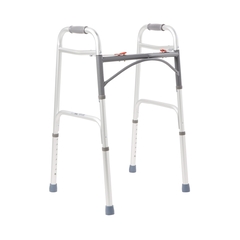 McKesson Folding Walker Aluminum Frame 350 lbs. Weight Capacity 32 to 39 Inch Height, 1/ EA