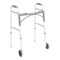 McKesson Folding Walker Aluminum Frame 350 lbs. Weight Capacity 25 to 32-1/4 Inch Height, 1/ EA