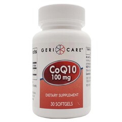 Geri-Care Vitamin Supplement Geri-Care&reg; Coenzyme Q-10 100 mg Strength Softgel 30 per Bottle, 1/BT