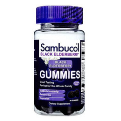 Emerson Healthcare Dietary Supplement Sambucol&reg; Black Elderberry Extract 50 mg Strength Gummy 30 per Bottle Black Elderberry