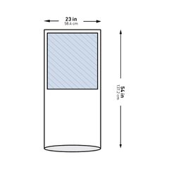 McKesson Mayo Stand Cover, 23 X 54 Inch Mayo Stand