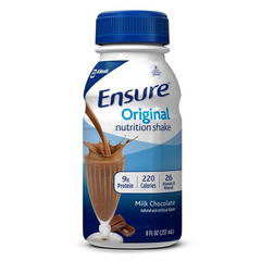 Abbott Nutrition Oral Supplement Ensure&reg; Original Shake Milk Chocolate Flavor Ready to Use 8 oz. Bottle, 16/CS