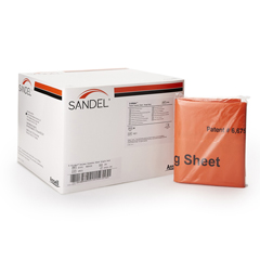 Sandel Medical Industries Transfer Sheet Z-Slider Orange 45 X 53 Inch, 1 Each