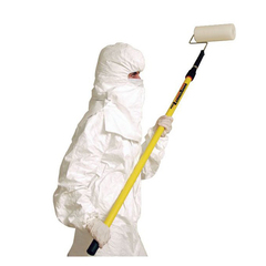 Connecticut Clean Room Cleanroom Tacky Roller PolyTack White Foam Disposable, 1 Each