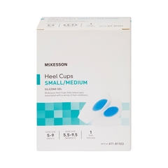McKesson Heel Cup Small / Medium Without Closure Male 5 to 9 / Female 5-1/2 to 9-1/2 Foot
