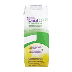 Nutricia Oral Supplement / Tube Feeding Formula KetoCal&reg; 2.5 Vanilla Flavor 8 oz. Carton Ready to Use, 1/EA