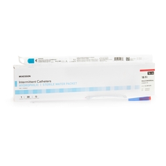 McKesson Urethral Catheter Straight Tip Hydrophilic Coated PVC 18 Fr ...