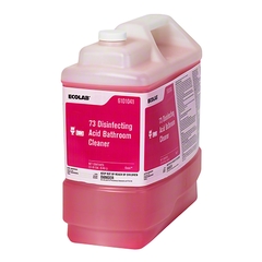 Ecolab Surface Disinfectant Cleaner 73 Disinfecting Acid Bathroom Acid Based Liquid 2.5 gal. Jug Soap Scent, 1/EA