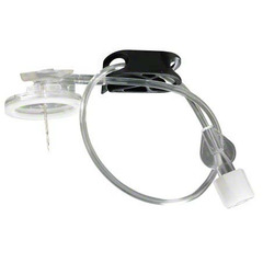 B. Braun Port Access Infusion Needle Surecan™ Safety II 19 Gauge 0.6 Inch 7-1/2 Inch Tubing Without Port, 100/CS