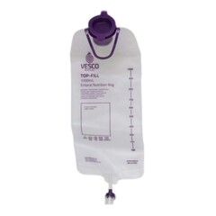 Vesco Medical Gravity Feeding Bag Set with ENFit Connector 1000 mL
