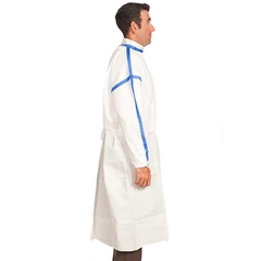 TrueCare Biomedix Chemotherapy Procedure Gown 3X-Large White Sterile ASTM F739-12 Disposable, 50 EA/CT