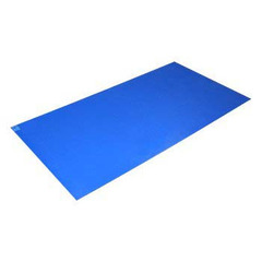 Connecticut Clean Room Adhesive Floor Mat Poly Tack 18 X 45 Inch Blue Polyethylene Film, 120/CS