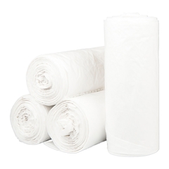 McKesson Trash Bag 60 gal. White LLDPE 0.70 mil 38 X 58 Inch Star Seal Bottom Coreless Roll, 100/CS