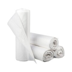 McKesson Trash Bag 60 gal. Clear LLDPE 1.15 mil 38 X 58 Inch Star Seal Bottom Coreless Roll, 100/CS