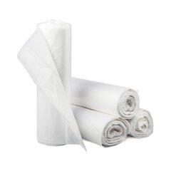 McKesson Trash Bag 45 gal. Clear HDPE 12 Mic. 40 X 48 Inch Star Seal Bottom Coreless Roll, 250/CS