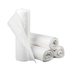 McKesson Trash Bag 56 gal. Clear HDPE 17 Mic. 43 X 48 Inch Star Seal Bottom Coreless Roll, 200/CS