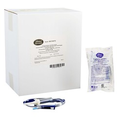 McKesson Secondary IV Administration Set MedStream Gravity Without Ports 20 Drops / mL Drip Rate Without Filter 40 Inch Tubing Solution
