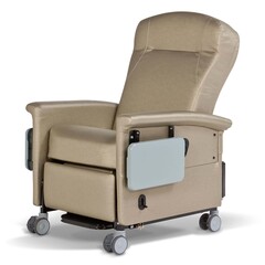 Champion Manufacturing Medical Transport Recliner Asecent II Natural Vinyl Thermoplastic Casters, 1/EA