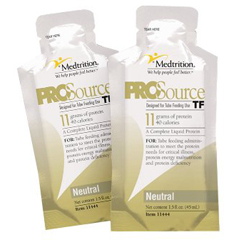 MON891032CS - Medtrition - Tube Feeding Formula ProSource TF 45 mL Pouch Ready to Hang Unflavored Adult