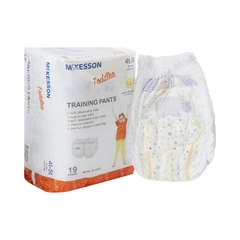 McKesson Unisex Toddler Training Pants Pull On with Tear Away Seams 4T to 5T Disposable Heavy Absorbency, 19/BG