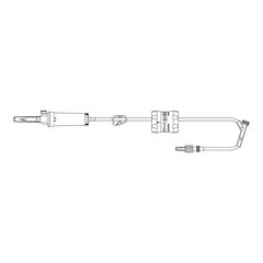 McKesson Primary IV Administration Set MedStream 20 Drops / mL Drip Rate 92 Inch Tubing 1 Port, 50/BX