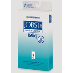 MON719278PR - Jobst - Relief Thigh-High Open Toe Anti-Embolism Compression Stockings