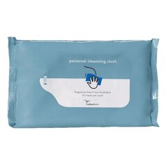 Cardinal Health Flushable Rinse-Free Personal Wipe Cardinal Health Soft Pack Water / Sodium Benzoate / Diazolidinyl Urea Unscented 16 Count, 576 EA/CS