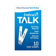 Omnis Health Embrace&reg; Blood Glucose Test Strips, 10/VL