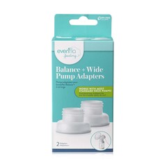 Midway Importing Breast Pump Adapter Evenflo Balance + Wide Neck For Evenflo Balance + Wide Neck Bottles, 1/PK