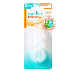 Midway Importing Nipple Evenflo Feeding Balance + Standard Neck Medium Flow Tip Ages 3 Months and Up, 12/CS